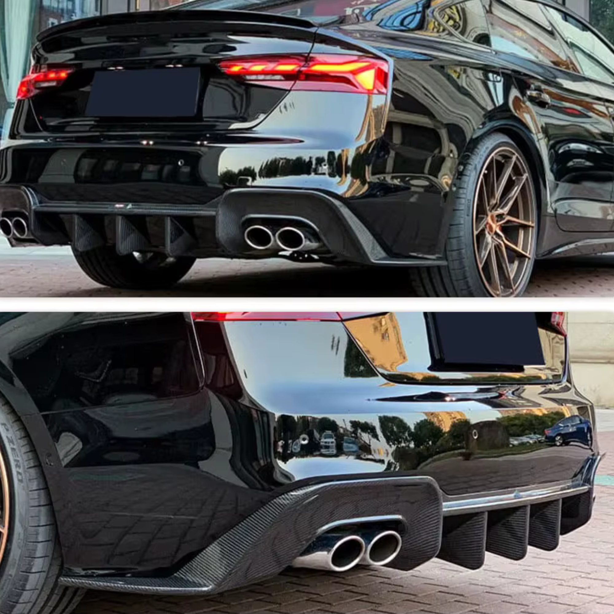 Audi A5/S5 B9.5 Carbon Fibre Rear Diffuser image 6