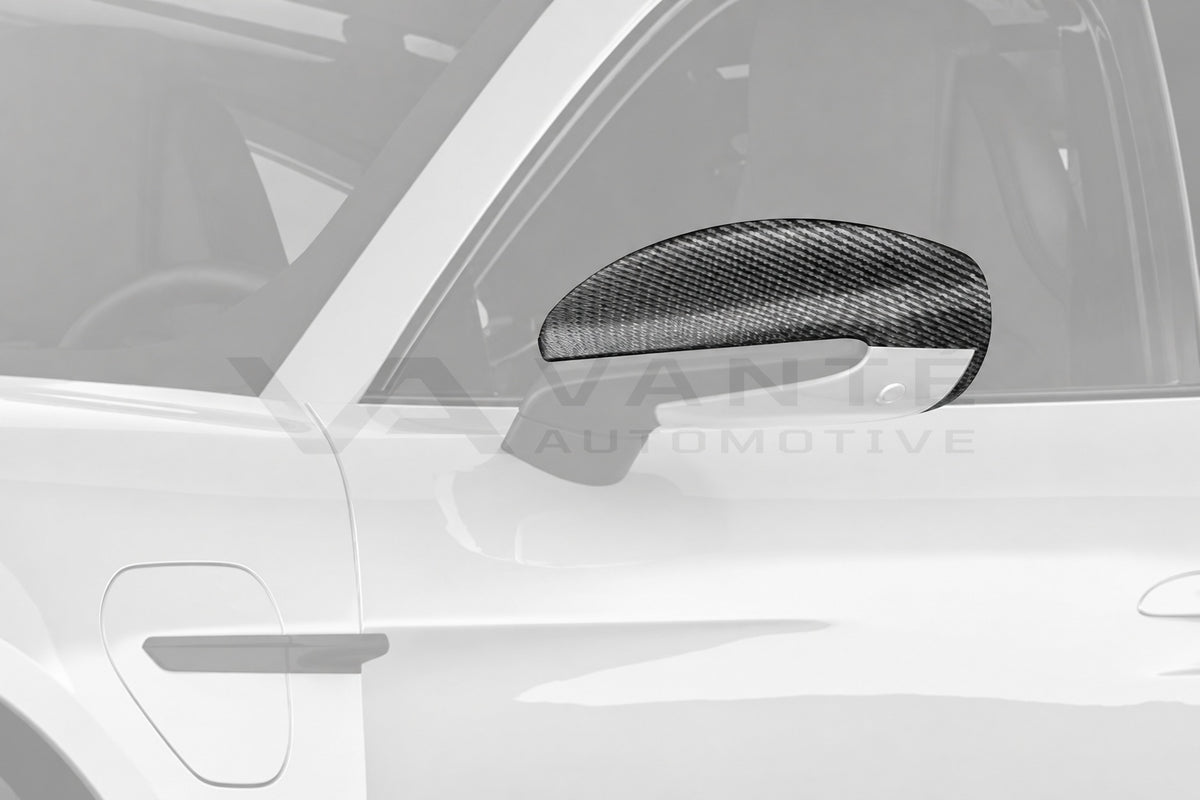 Porsche Taycan Carbon Fibre Mirror Covers (LHD ONLY) – image 4