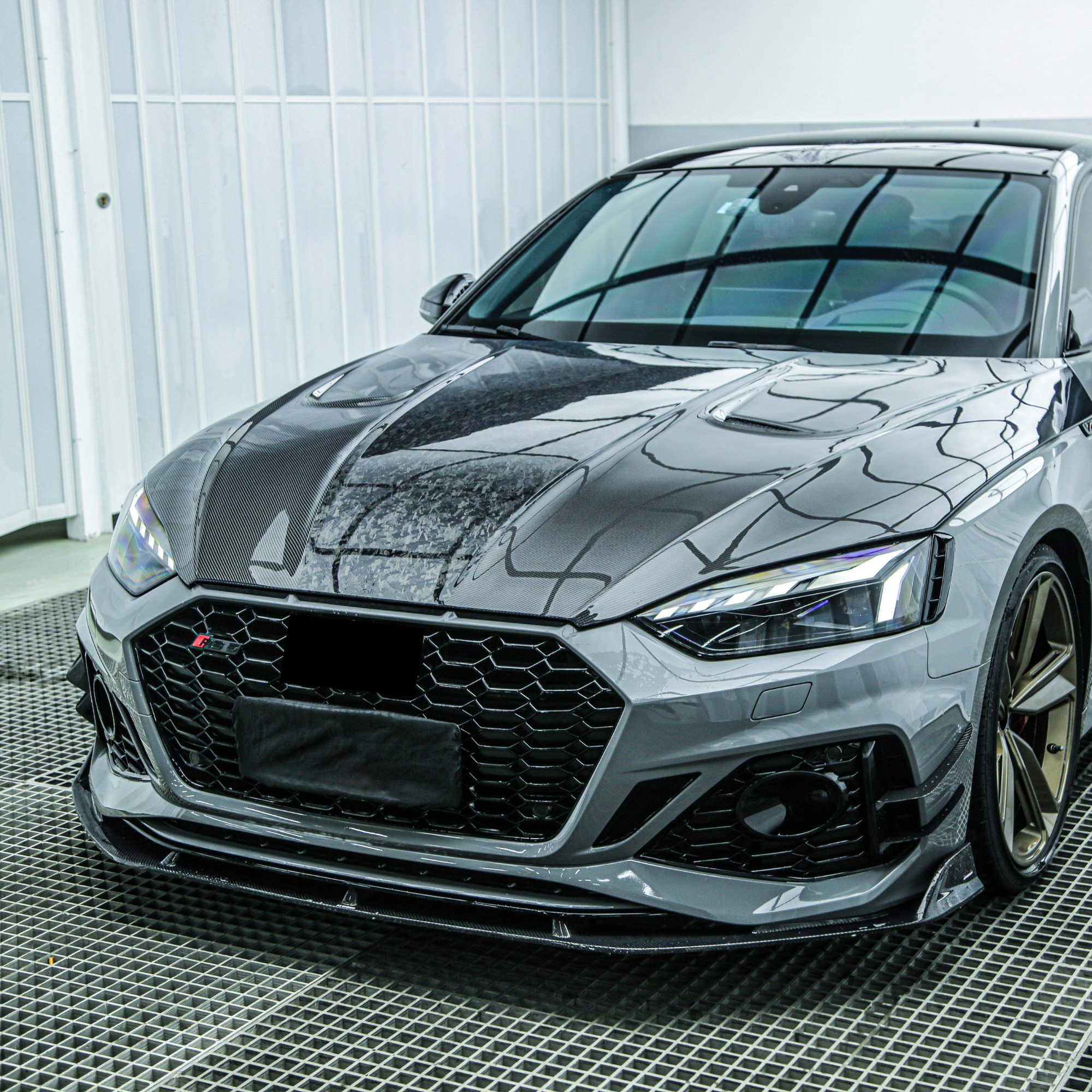 Audi RS5 B9.5 Carbon Fibre Front Splitter image 2