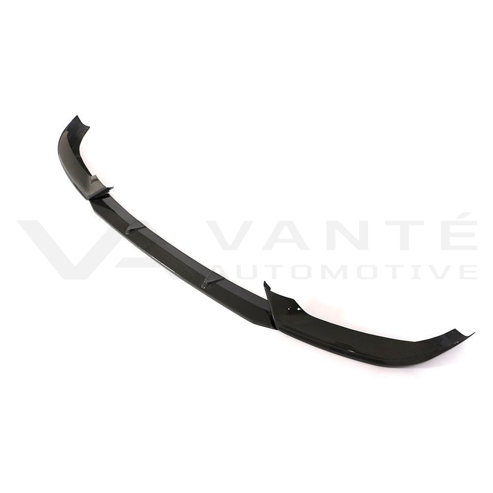 Audi A5 S-Line/S5 B9 Séparateur de lèvre avant en fibre de carbone