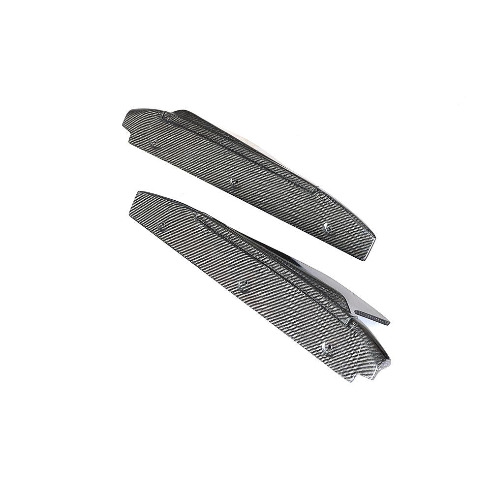 Audi R8 4S Carbon Fiber Side Bumper Fins Blades