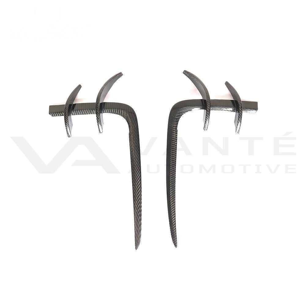 Audi A5 S-Line/S5 B9 Canards delanteros de fibra de carbono