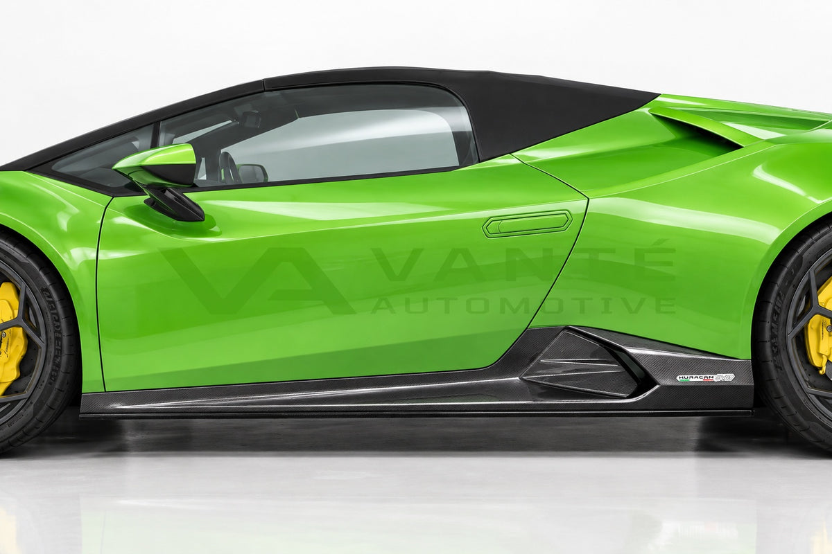 Lamborghini Huracan EVO RWD Carbon Fibre Side Skirts