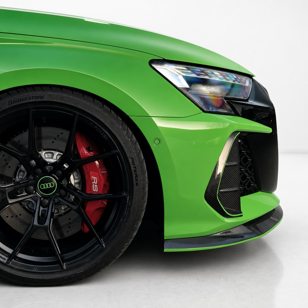 Audi RS3 8Y.5 カーボンファイバーフロントスプリッター