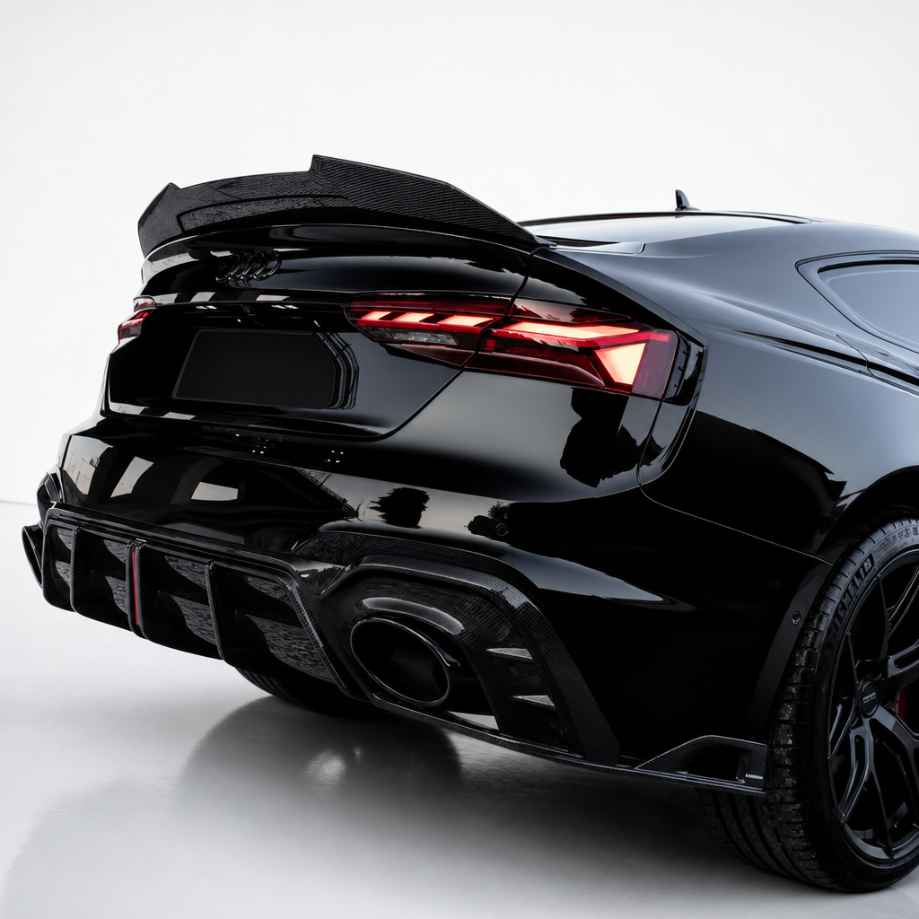 Audi A5 S5 RS5 B9 e B9.5 Spoiler Posteriore in Fibra di Carbonio