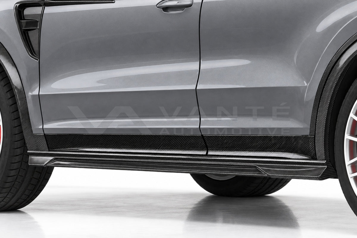 Porsche Cayenne 9YA/9YB Carbon Fibre Lower Door Moulding – image 3