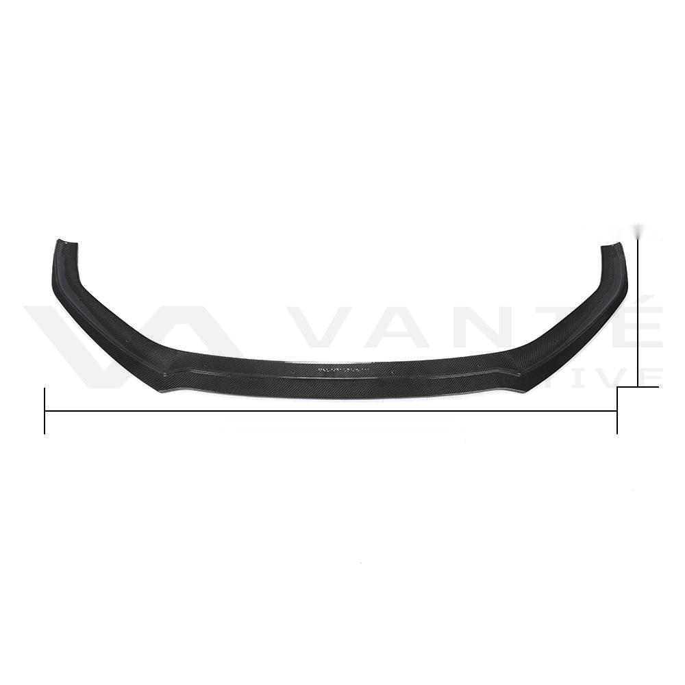 Divisor de labio delantero de fibra de carbono para Audi A5 S-Line/S5 B9