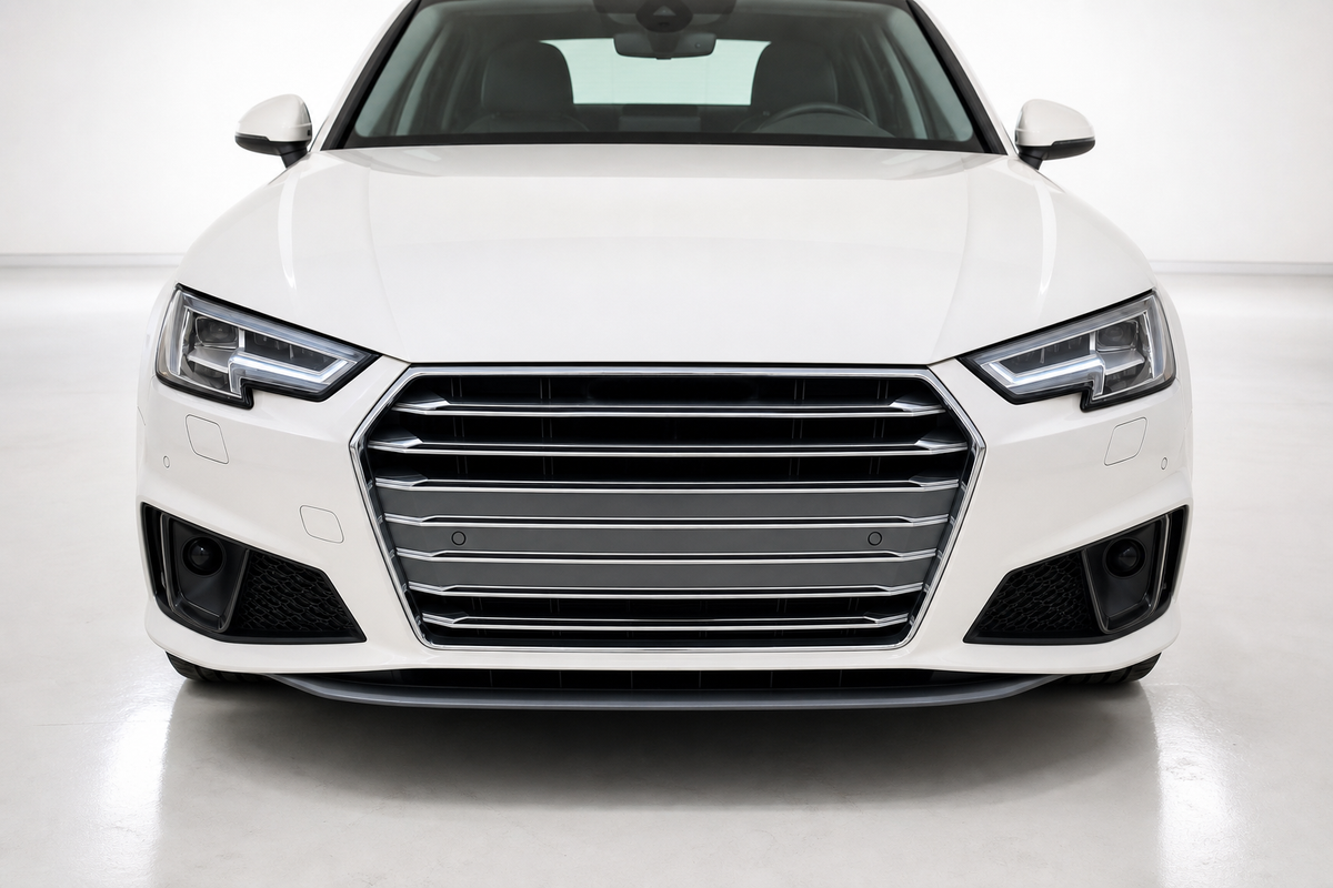 Garnitures d'aération de feux antibrouillard avant en fibre de carbone pour Audi A4 S-Line/S4 B9
