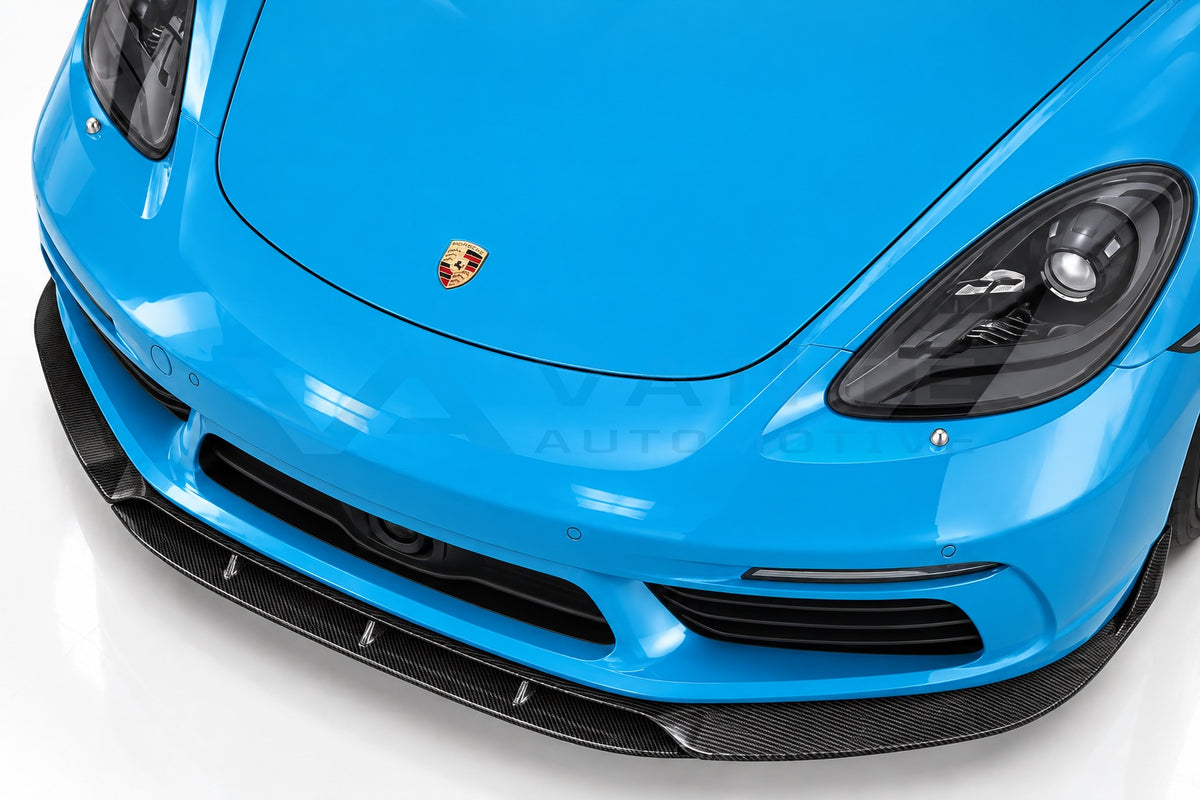 Porsche 718 Boxster/Cayman Carbon Fibre Front Lip – image 3