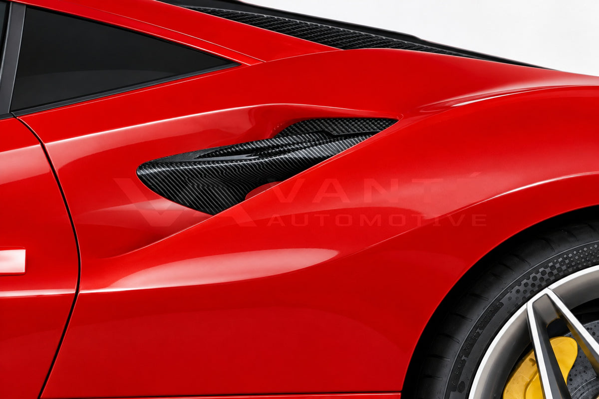 Ferrari F8 Tributo Carbon Fibre Hintere Lufteinlassöffnung