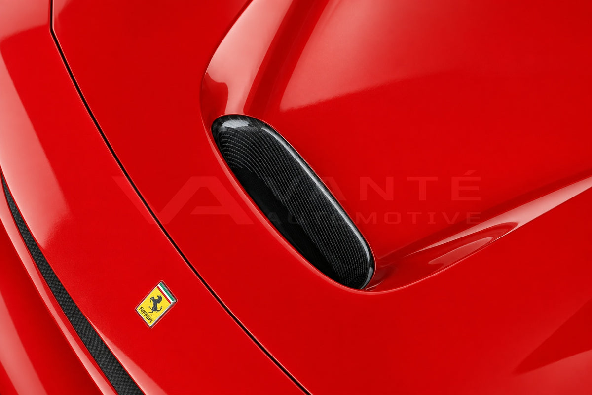 Ferrari F8 Tributo Carbon Fibre Bonnet Air Vent