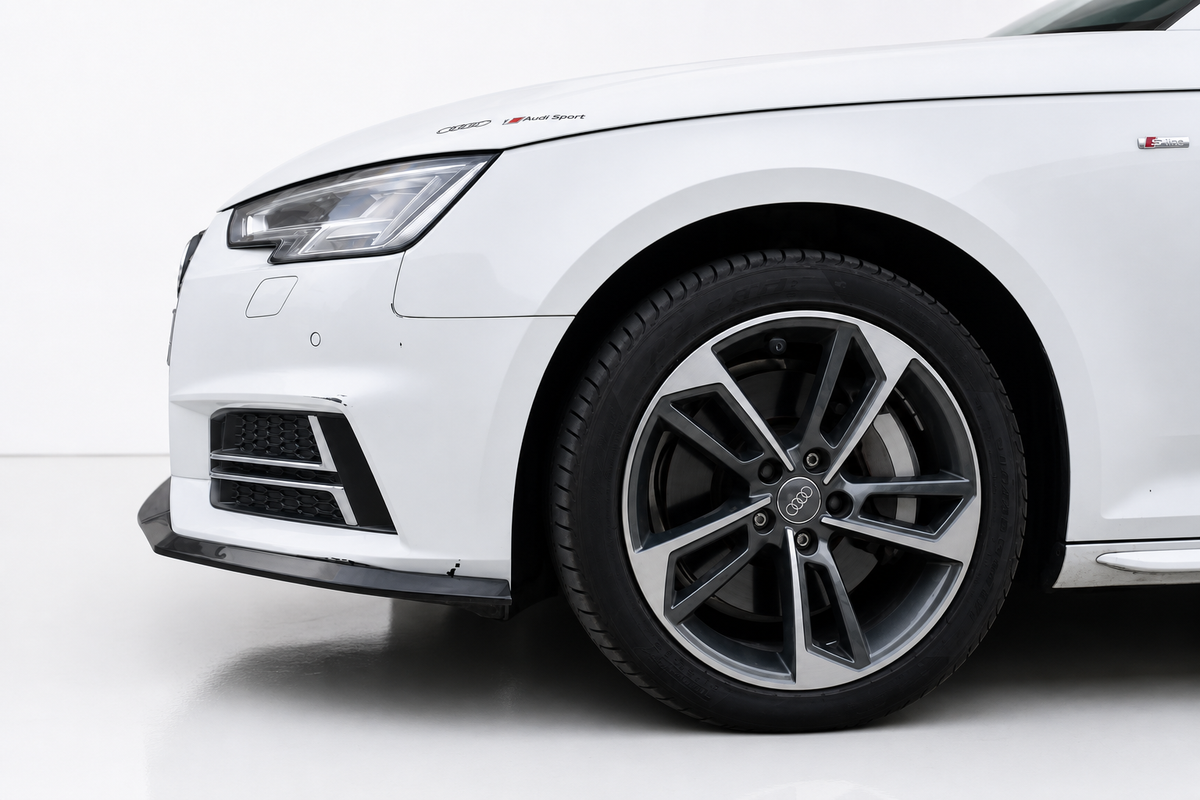 Audi A4 S-Line / S4 B9 Splitter Anteriore in Fibra di Carbonio