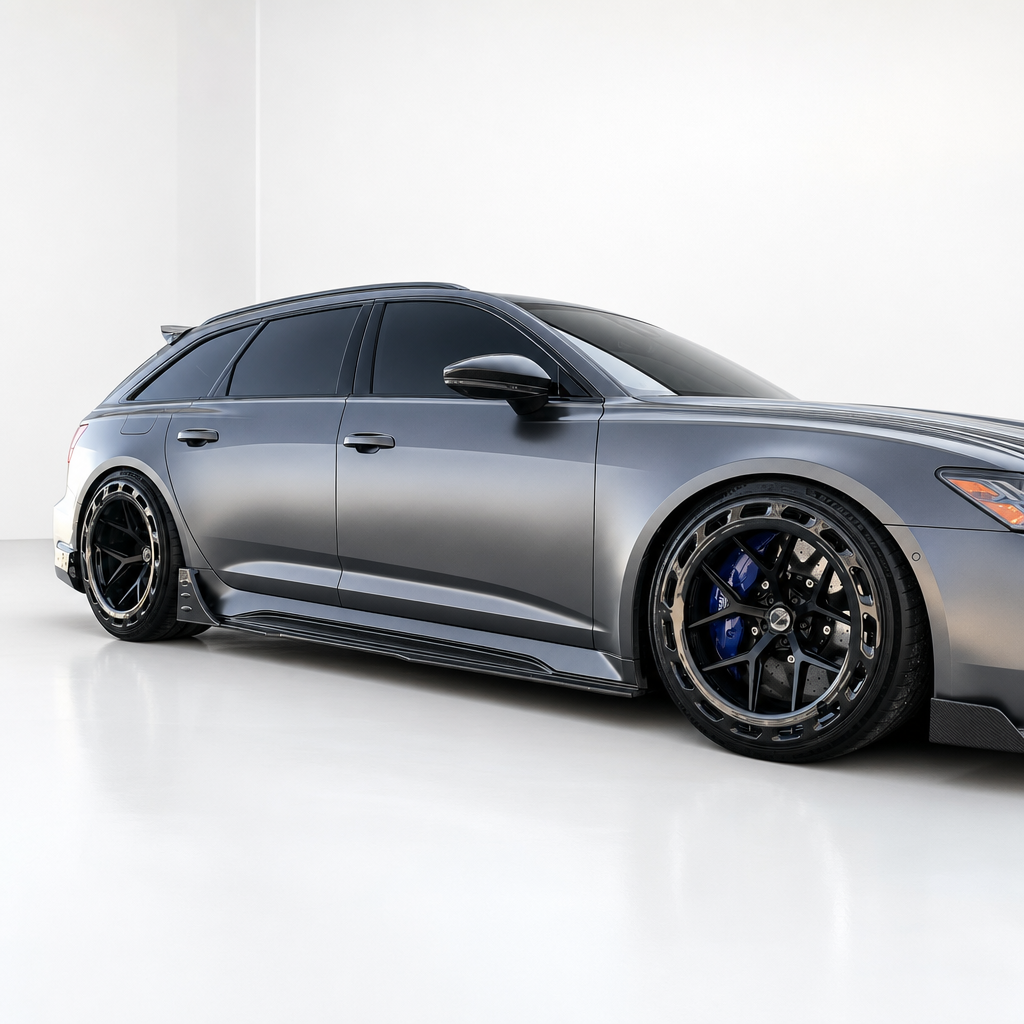 Audi RS6/RS7 C8 Carbon Fiber Side Skirts Lip