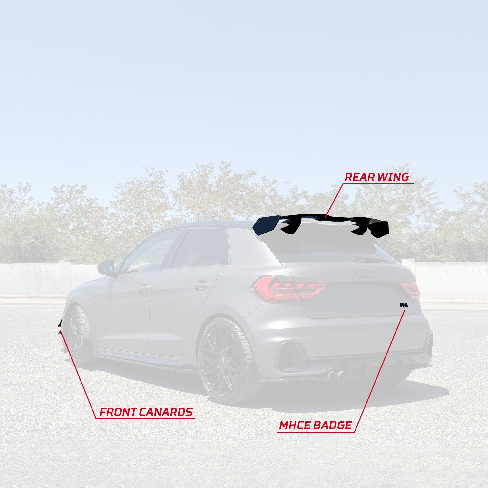 AUDI A1 GB FULL MHC AEROKIT-BODYKIT image 0