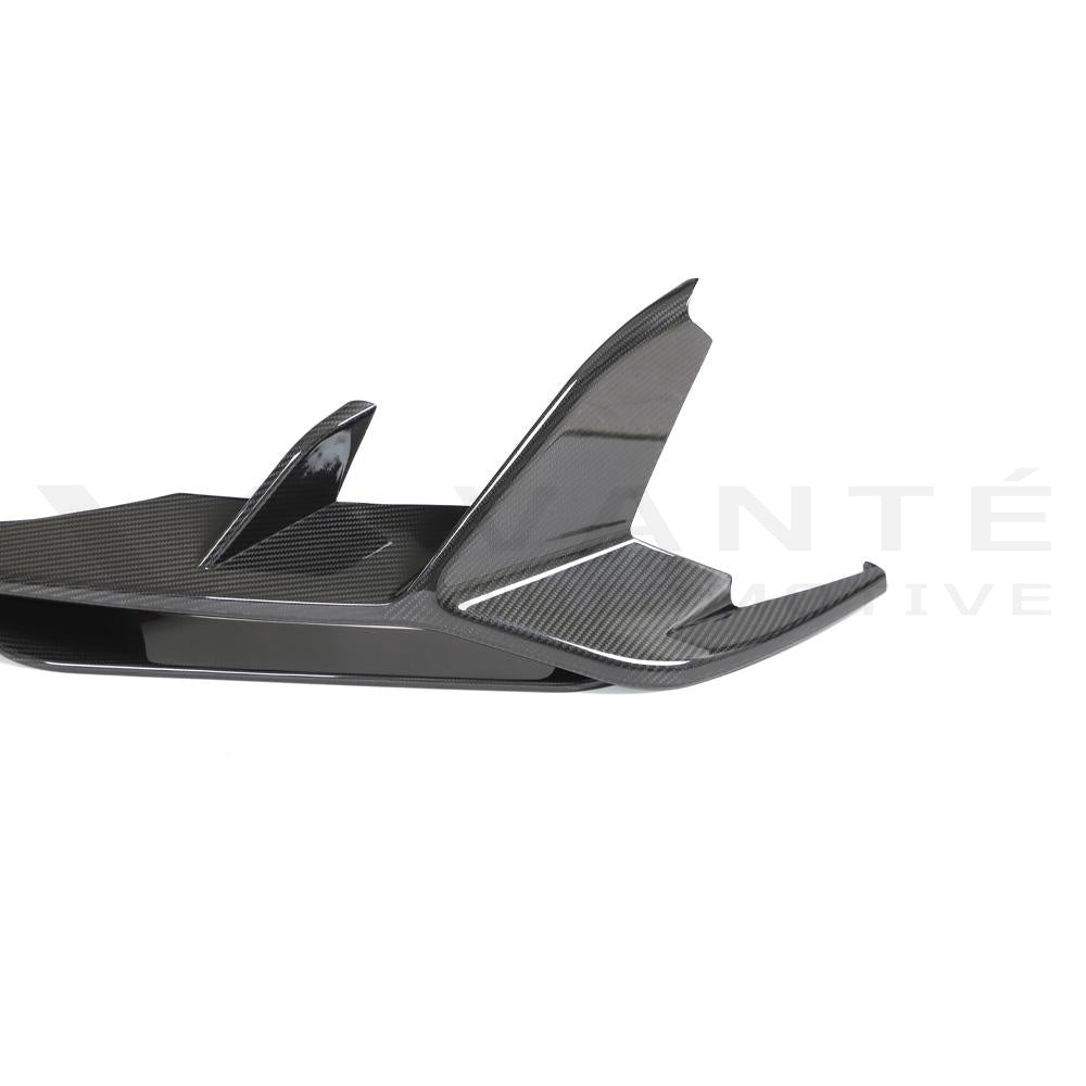 Audi R8 4S FL Carbon Fiber Front Splitter Lip V2