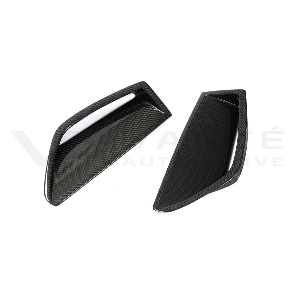 Audi RS6/RS7 C8 Ribetes Toma Parachoques Delantero de Fibra de Carbono