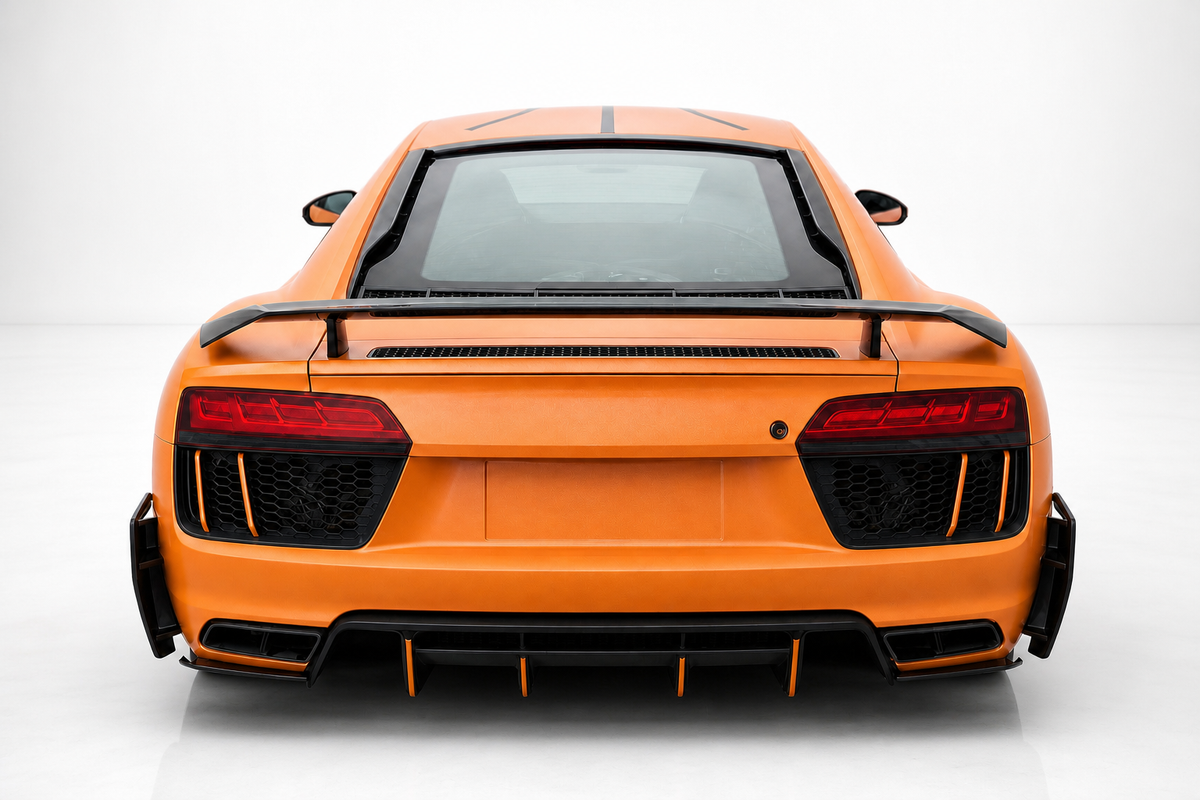 Audi R8 4S Carbon Fiber Hintere Stoßstangen-Flügel