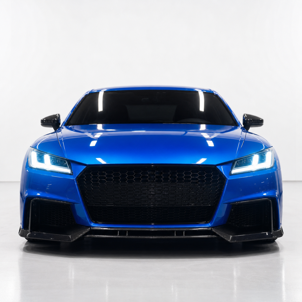 Audi TT/TTS/TTRS 8S (MK3) Kohlefaser-Nebelscheinwerfer-Blende Splitter Canards