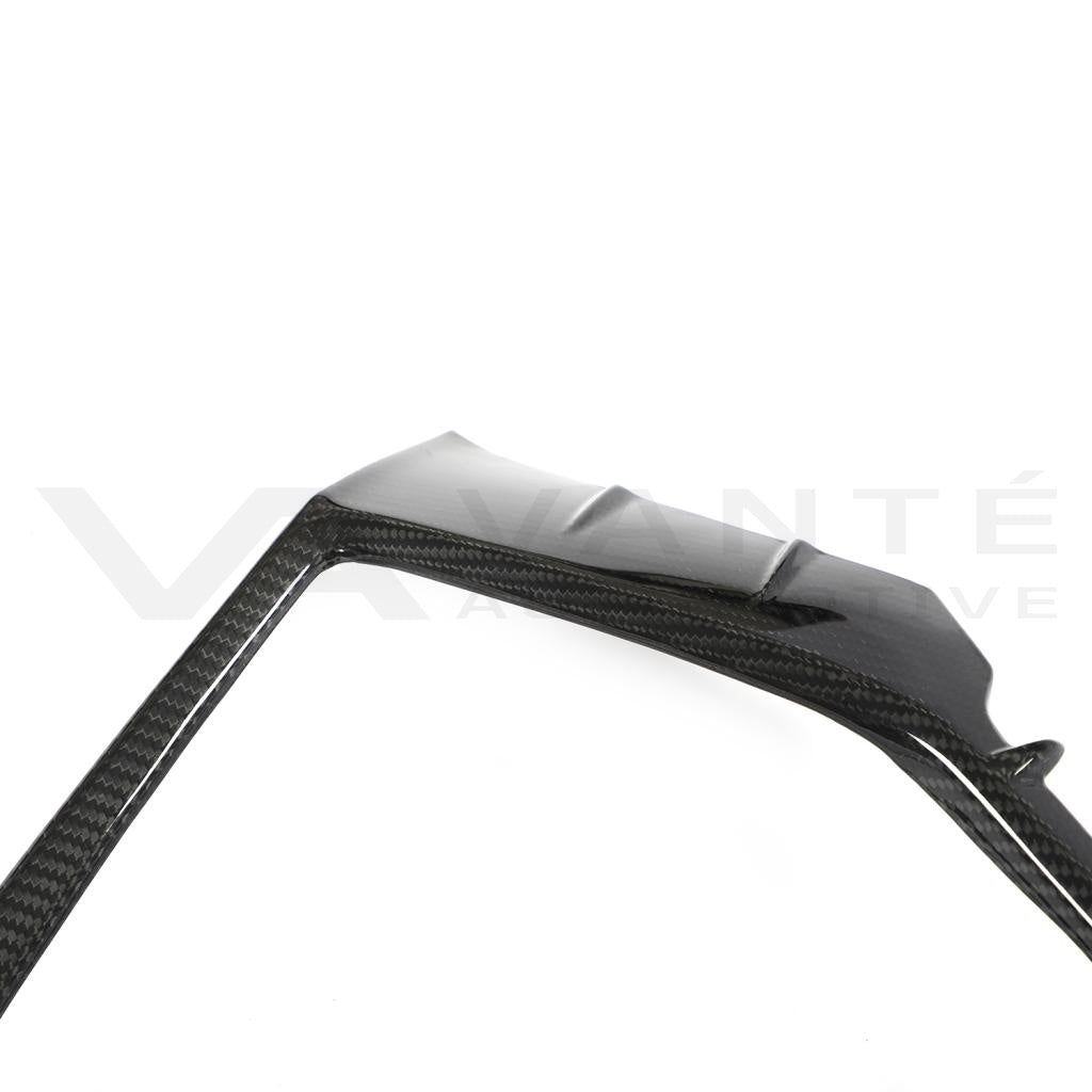 Audi RS6/RS7 C8 Carbon Fiber Front Grill Overlay Trim Cover