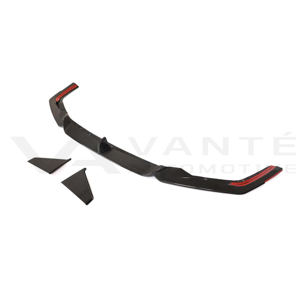 Audi RS6/RS7 C8 Carbon Fiber Front Splitter Lip V2