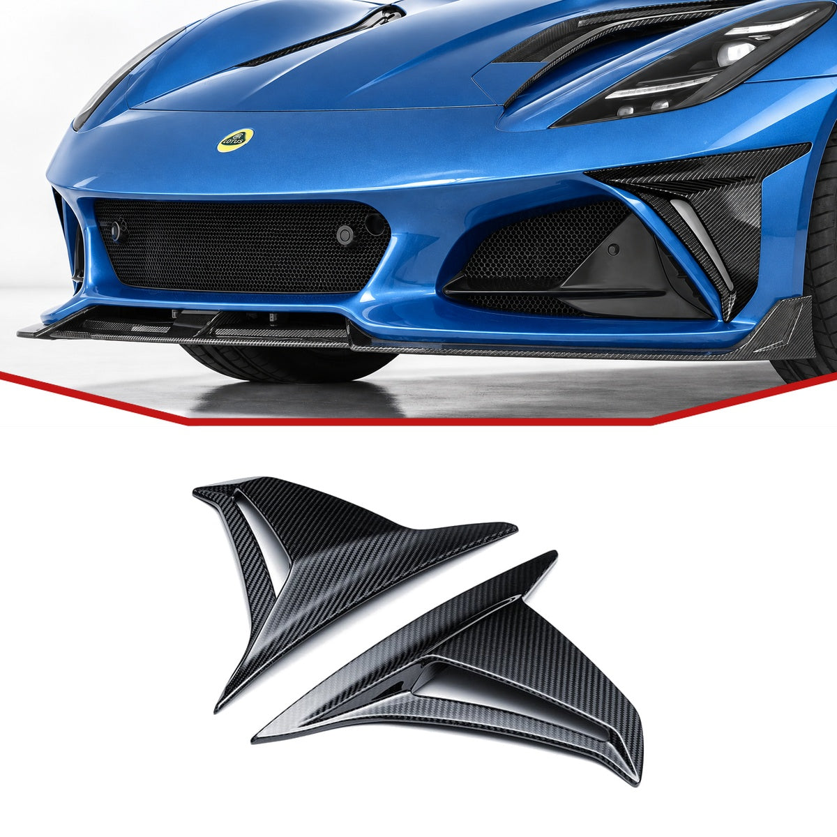 Lotus Emira Type 131 Carbon Fibre Front Canards