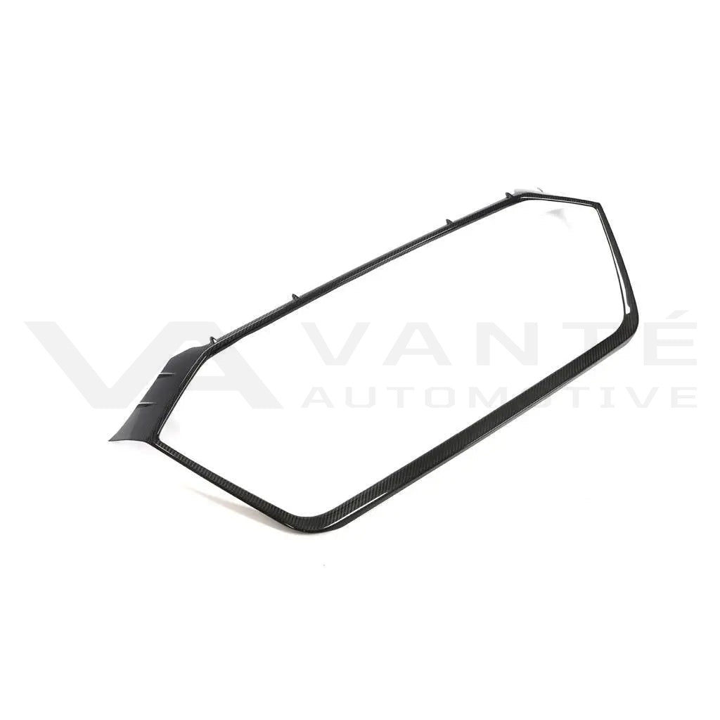 Audi RS6/RS7 C8 Carbon Fiber Front Grill Overlay Trim Cover