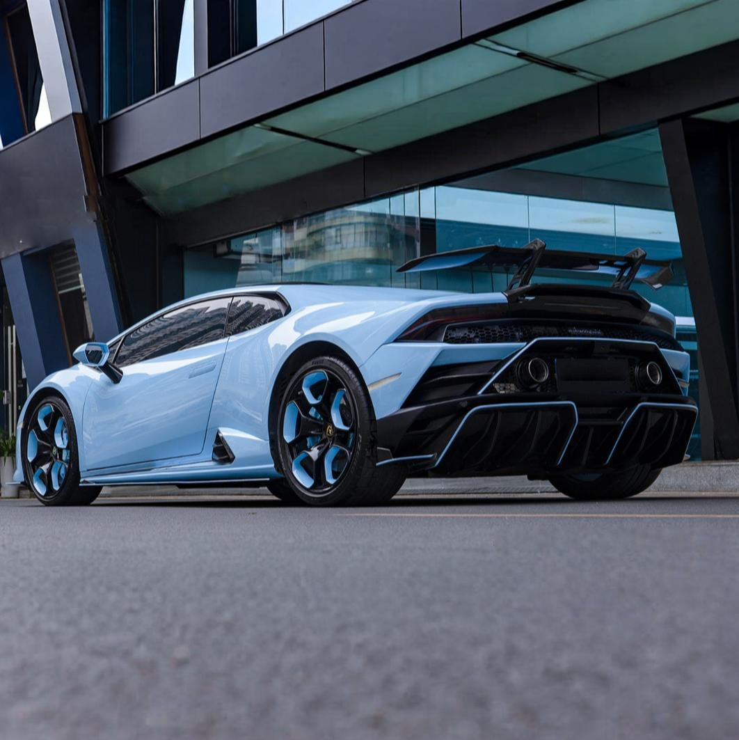 Lamborghini Huracan Evo Carbon Fiber Side Skirt Vent Trims image 6