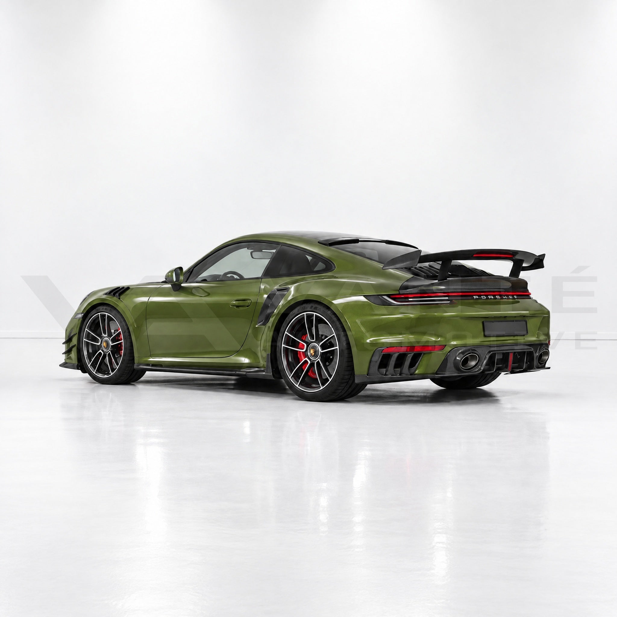 Porsche 911 カーボンファイバーエアロバンパー Porsche 911 992.1 Turbo S カーボンファイバー エアロキット | Vanté