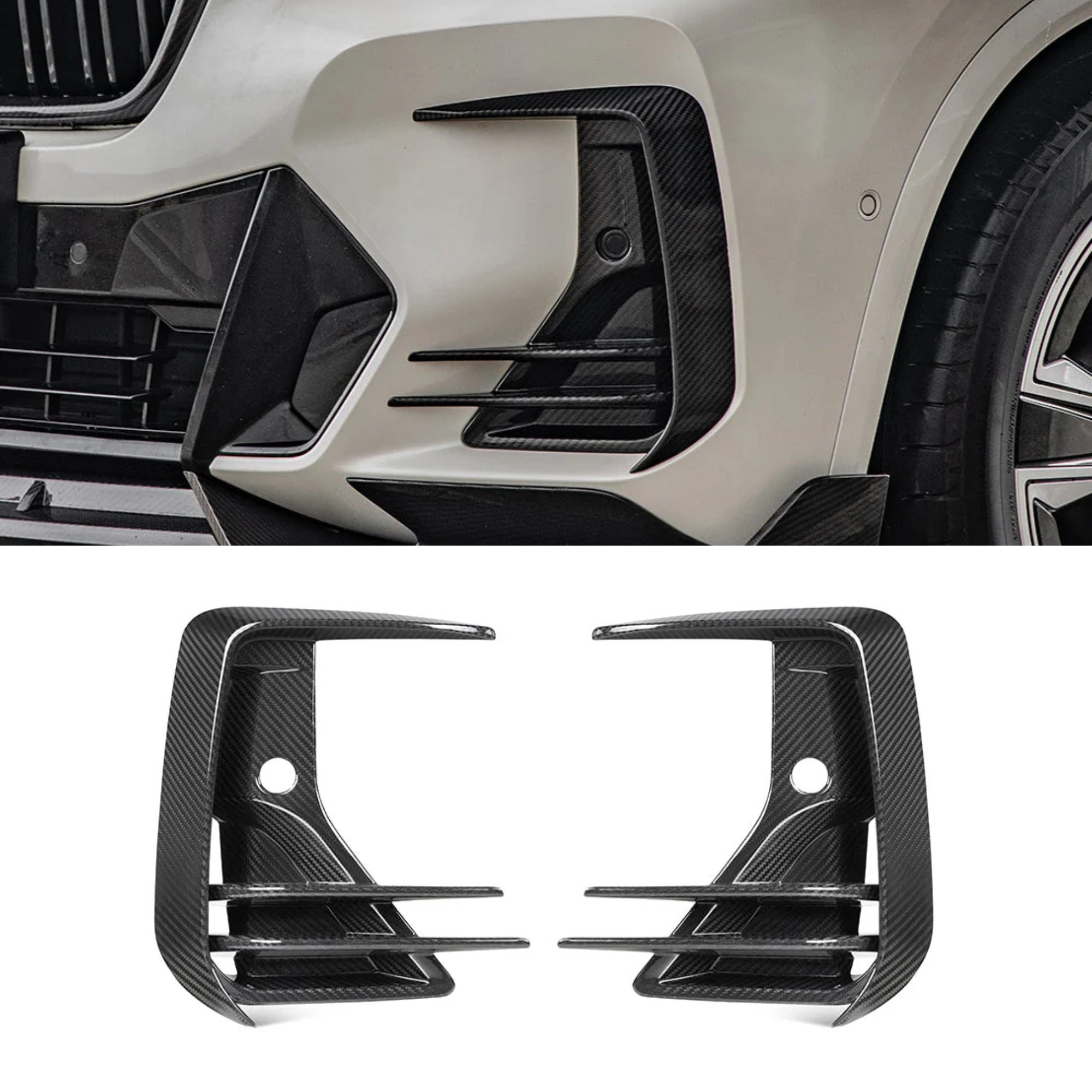 BMW X3 G01 LCI Carbon Fibre Front Vent Trims
