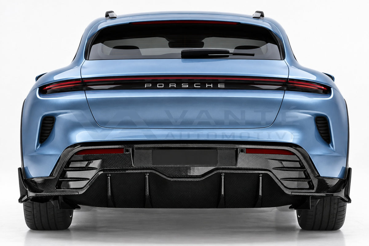 Porsche Taycan Cross Turismo Carbon Fibre Rear Diffuser – image 4