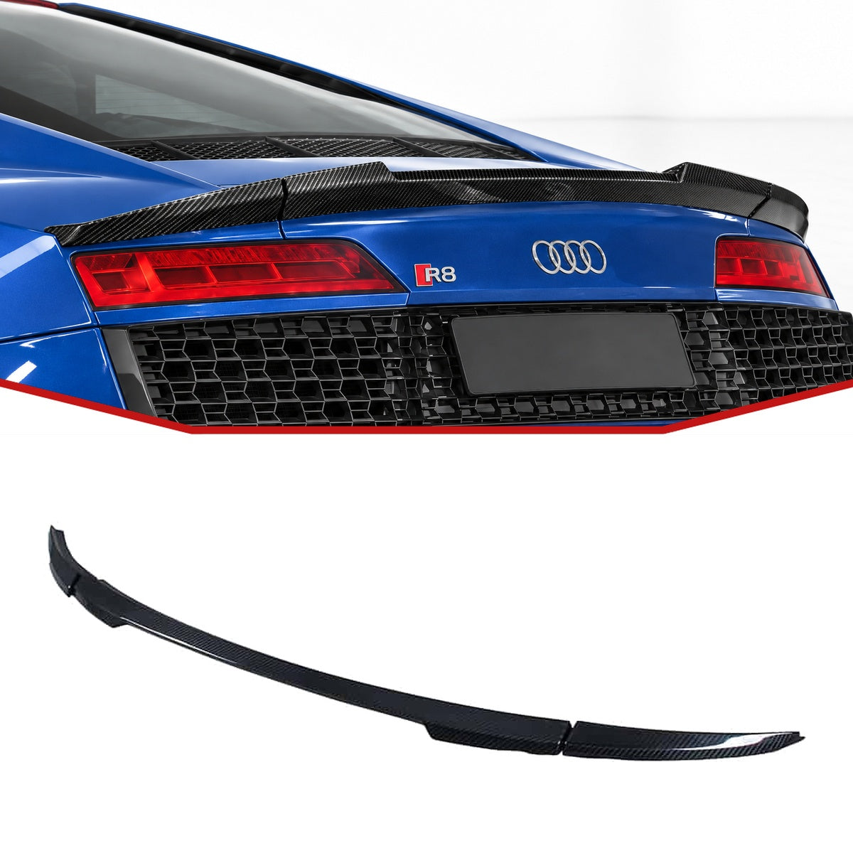 Audi R8 Mk2.5 Carbon Fibre Heckflügel
