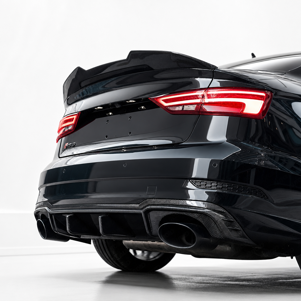 Audi RS3 8V.5 Carbon Fiber Rear Diffuser V2