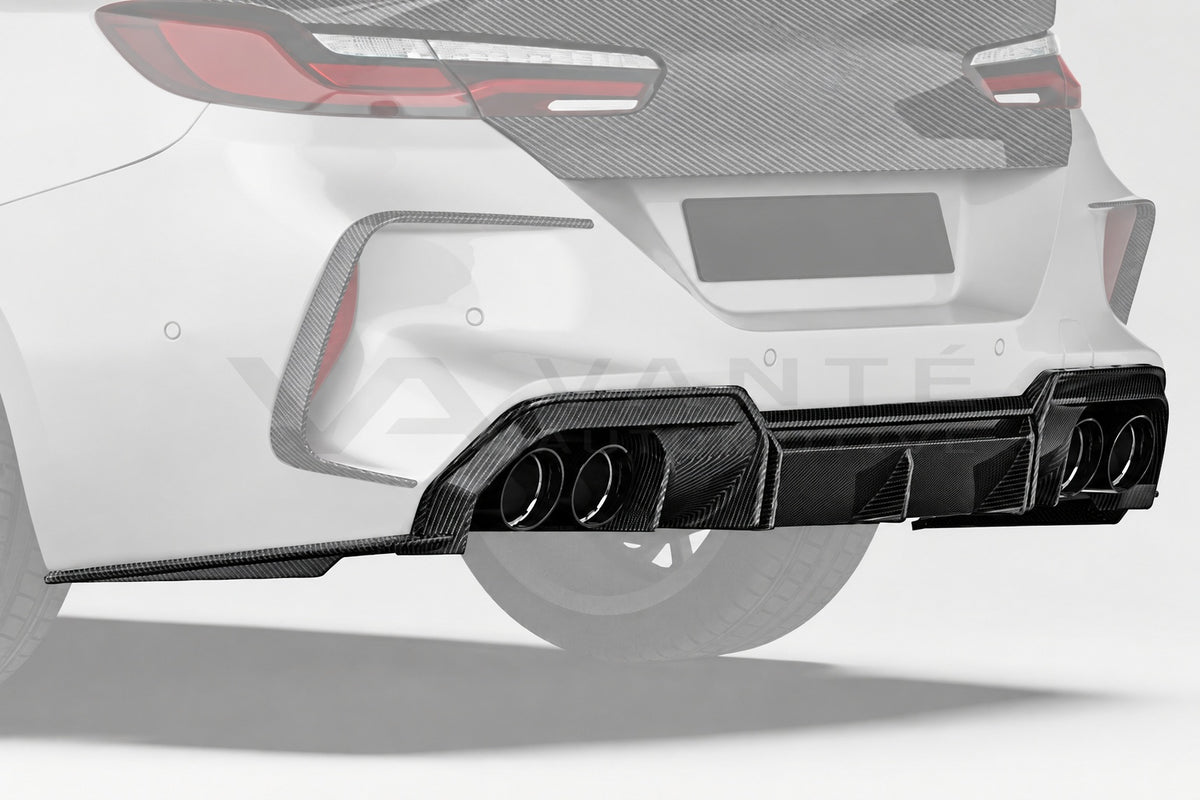 BMW M8 F91/F92/F93 Carbon Fibre Rear Diffuser – image 4