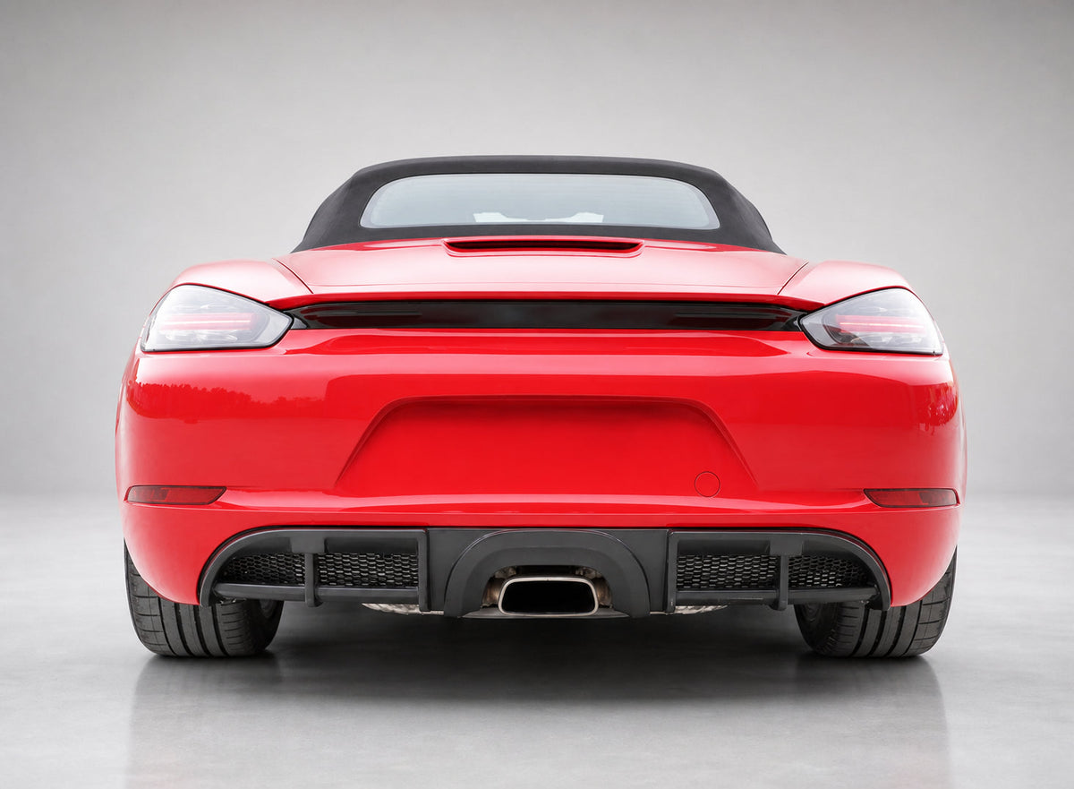 Porsche 718 Boxster Cayman Carbon Fibre Rear Diffuser