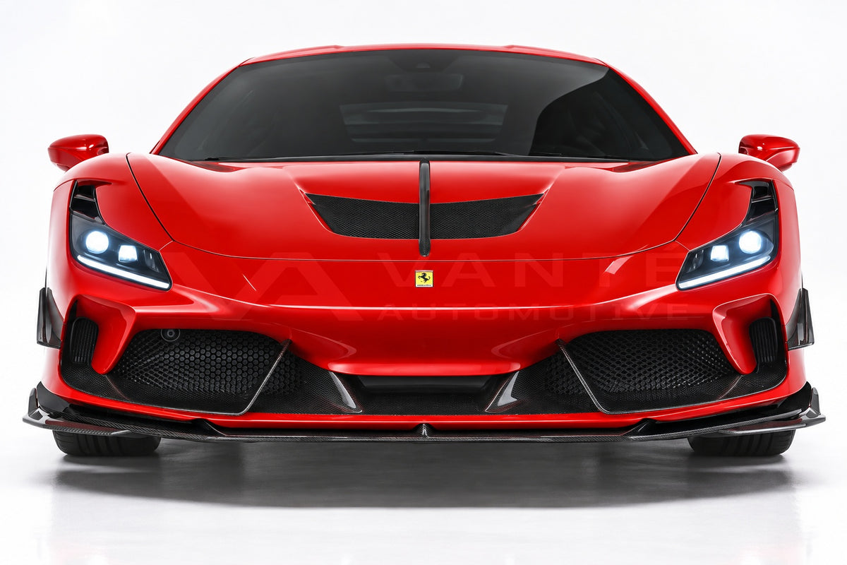 Ferrari F8 Tributo Carbon Fibre Lower Front Lip – image 3