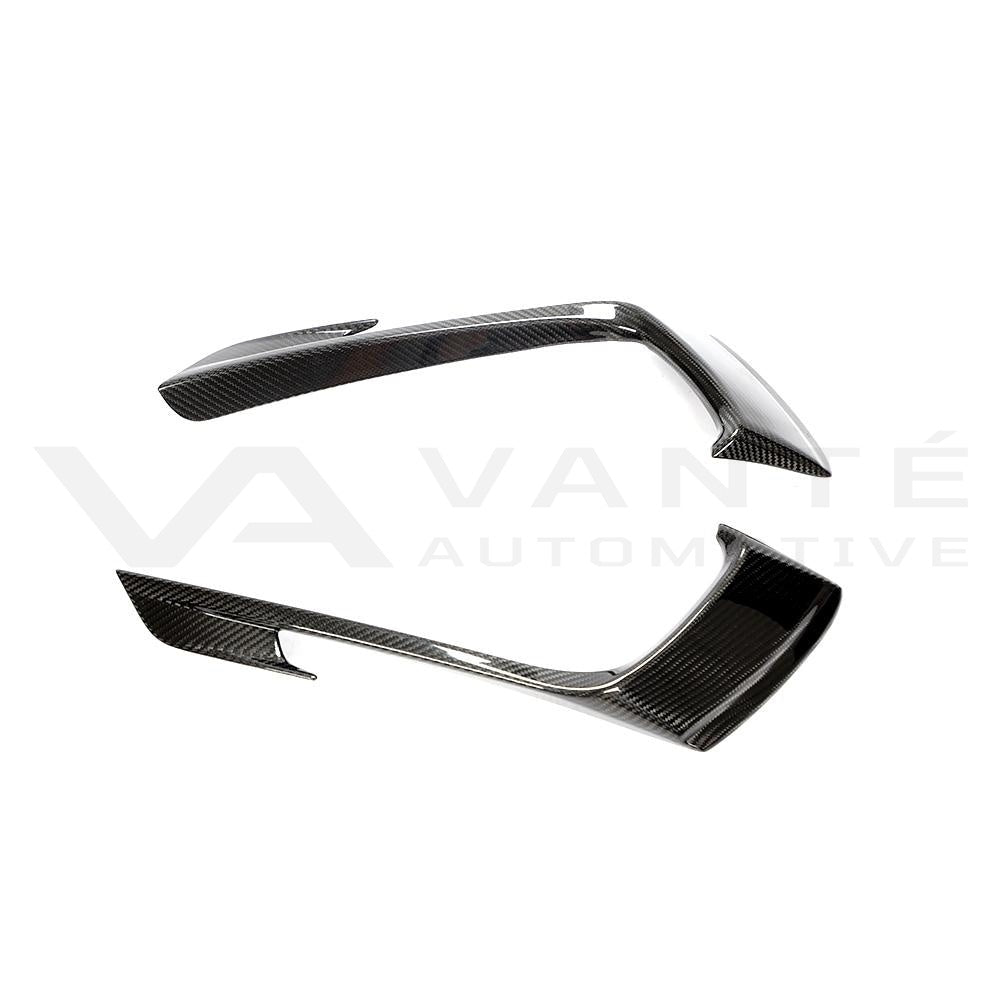 Porsche 718 Boxster/Cayman 982 Carbon Fibre Front Bumper Canards