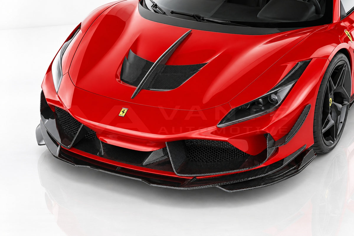Ferrari F8 Tributo Carbon Fibre Aerodynamics Kit