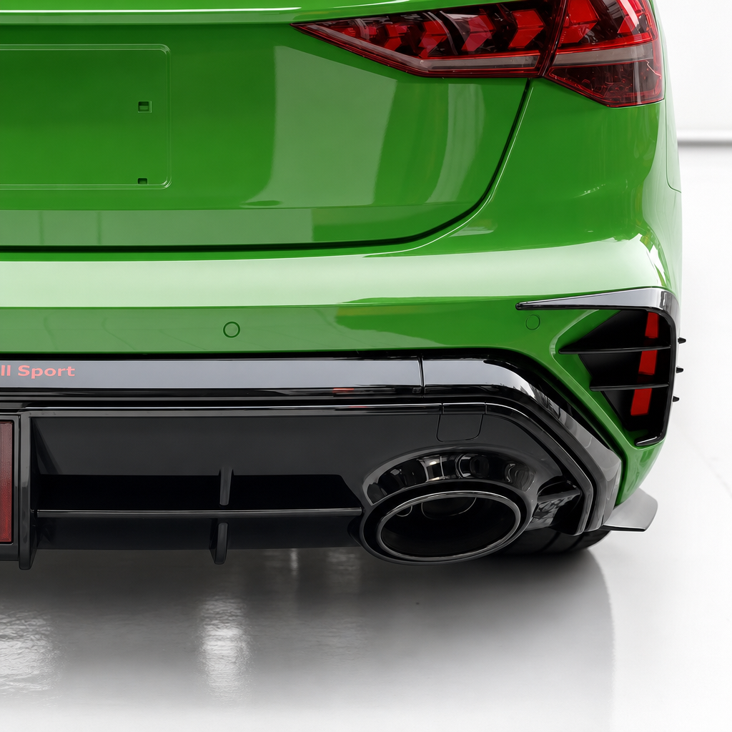 Audi A3/S3/RS3 8Y 2025 Rear Bumper Splitter Diffuser