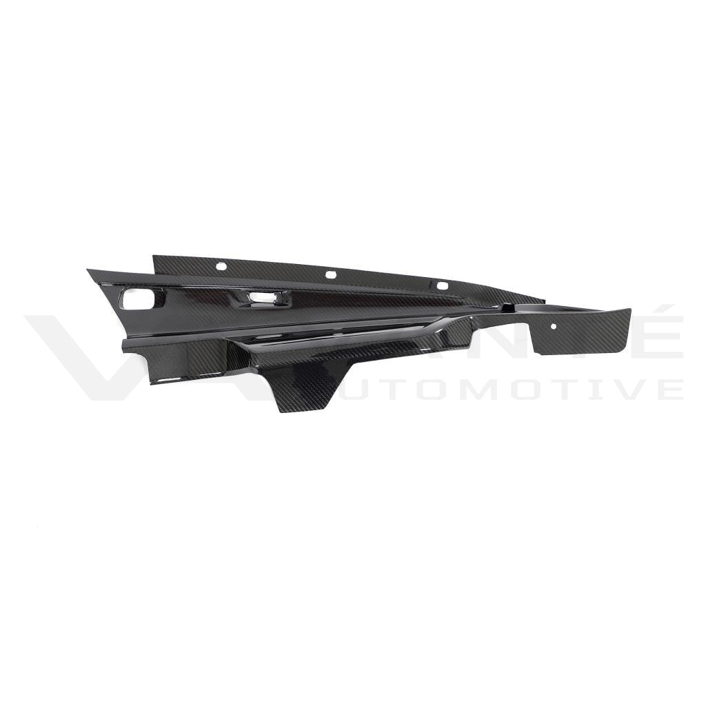 Audi R8 4S FL Carbon Fiber Engine Bay Side Cover Panel Trims
