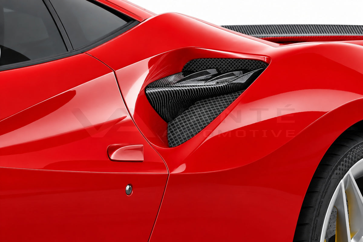 Ferrari F8 Tributo Carbon Fibre Rear Air Intake – image 4