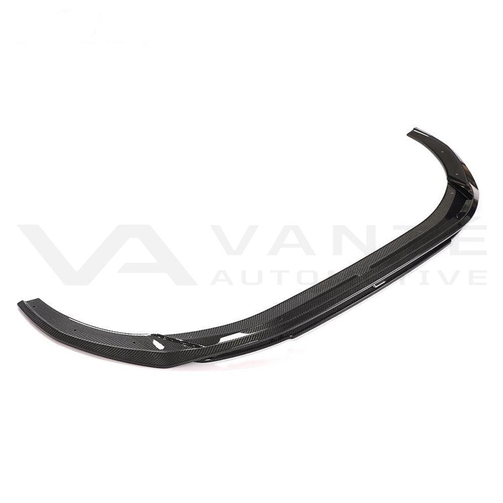 Audi A4 S-Line / S4 B9.5 Divisor de Labio Delantero de Fibra de Carbono