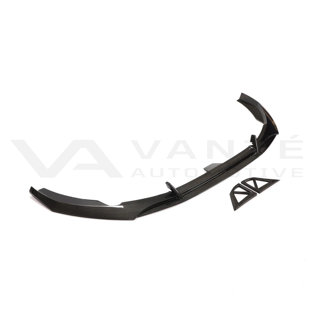 Audi A4 S-Line S4 B9.5 Labbro Paraurti Anteriore in Fibra di Carbonio