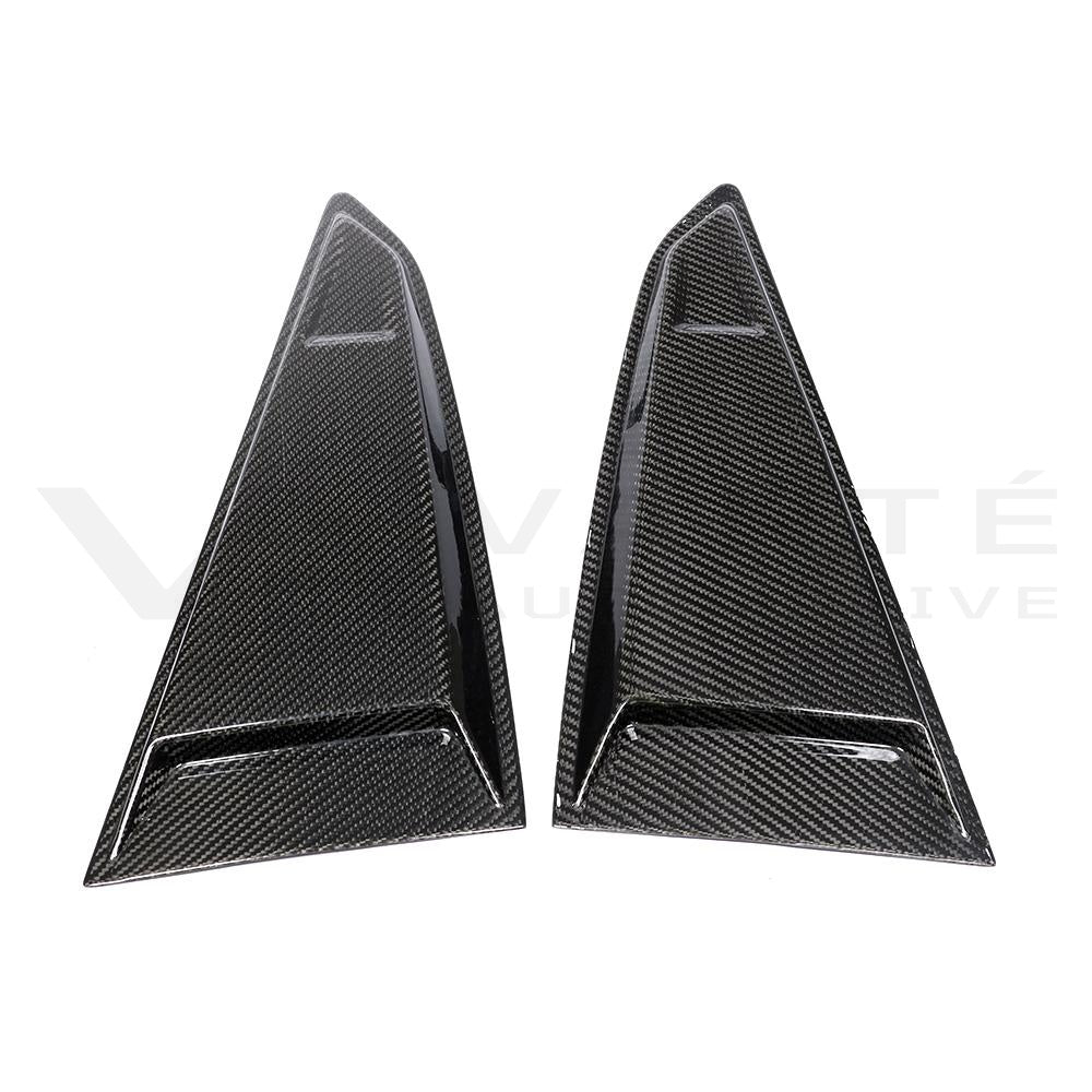 Audi TT/TTS/TTRS 8S (MK3) Carbon Fiber Heckquartier-Fensterluken