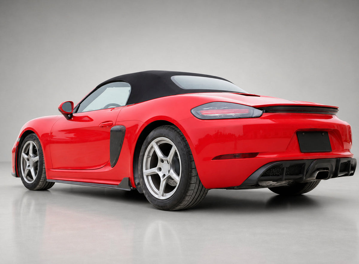 Porsche 718 Boxster Cayman Carbon Fibre Rear Diffuser