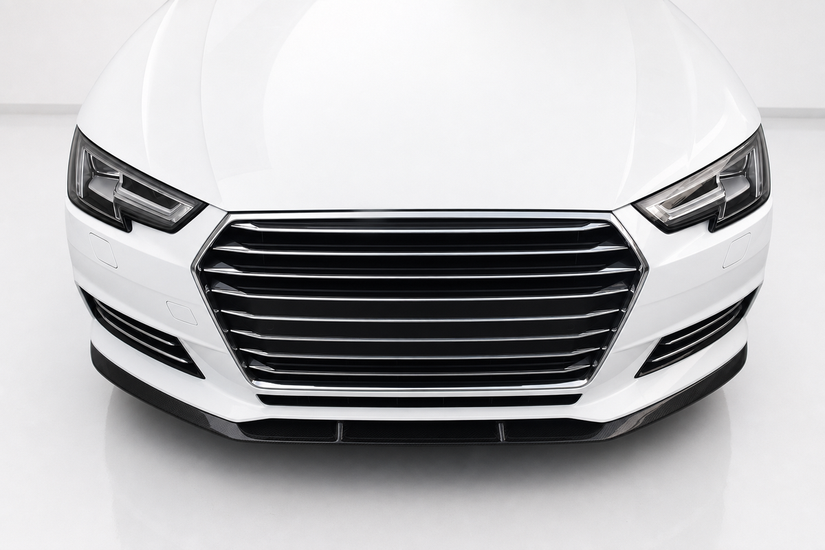 Audi A4 B9 Carbon Fibre Front Bumper Lip Splitter