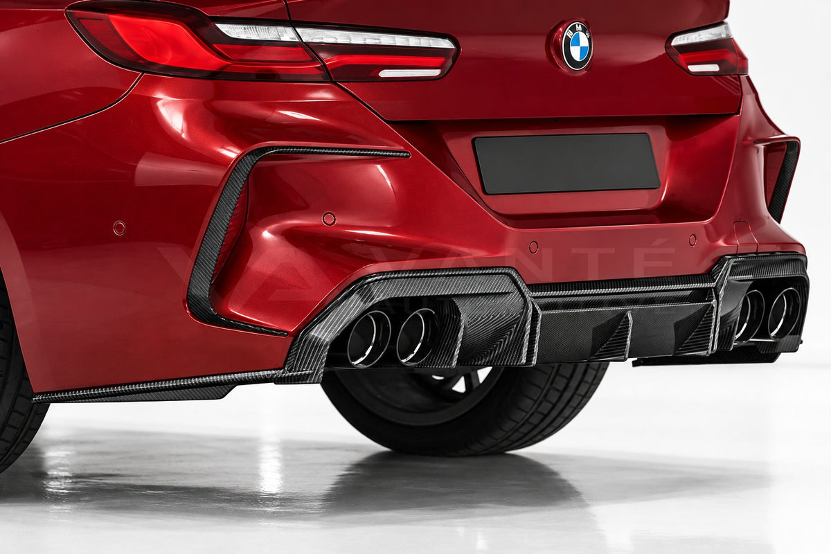 BMW M8 F91/F92/F93 Carbon Fibre Rear Diffuser – image 2