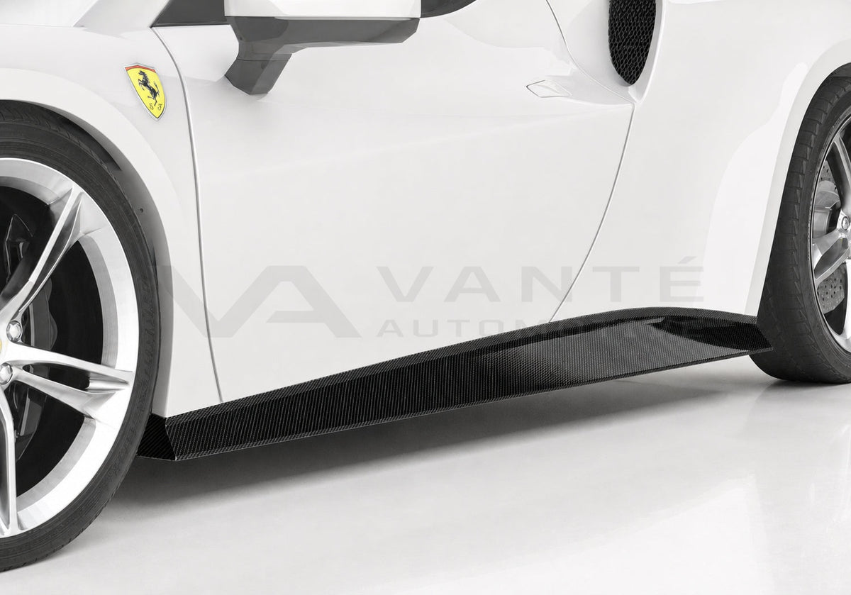 Ferrari 296 GTB/GTS F171 Carbon Fibre Side Skirts