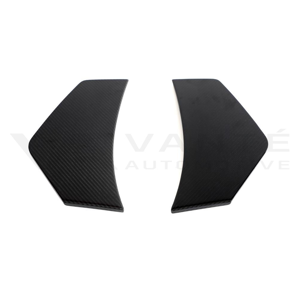 Audi R8 4S FL Carbon Fiber Rear Bumper Blades Fins