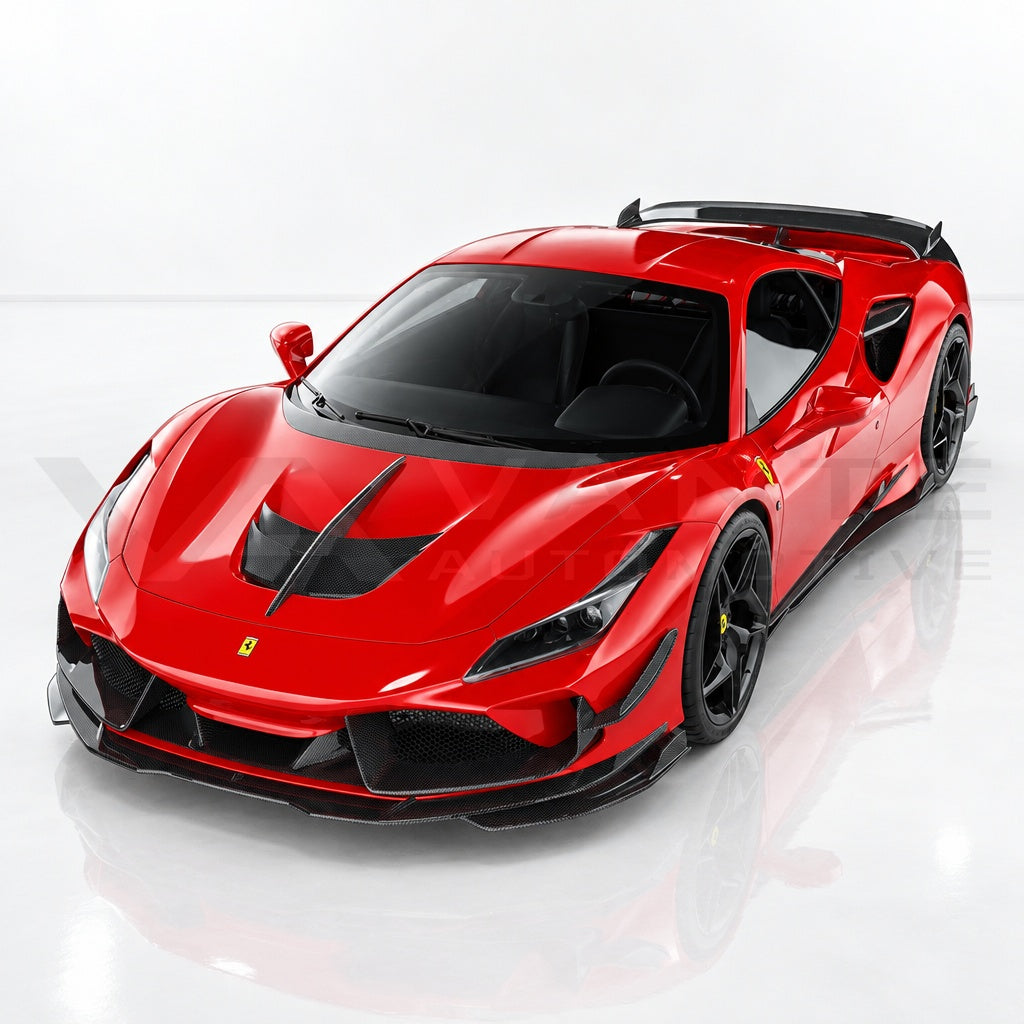 Ferrari F8 Tributo Carbon Fibre Aerodynamics Kit