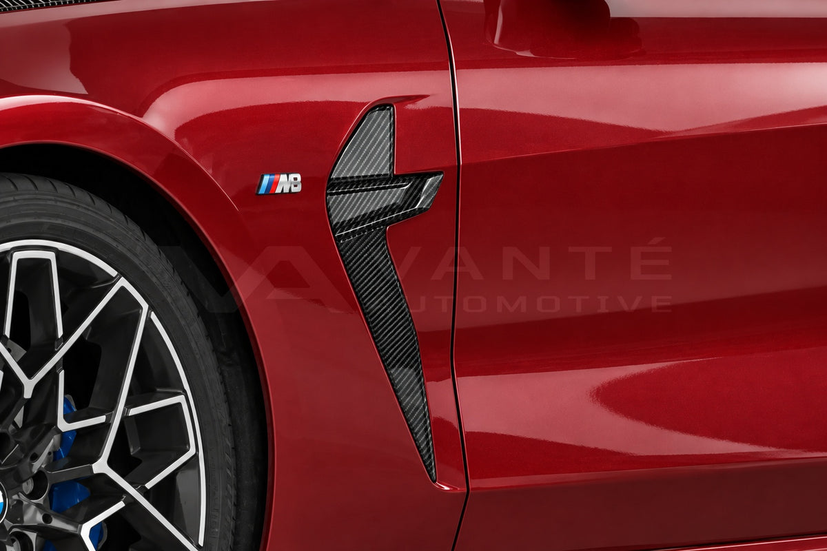 BMW M8 F91/F92/F93 Carbon Fibre Fender Trims – image 4